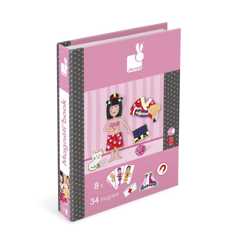 ? Notre magnifique Magnetibook Fille Janod | La Demeure des Jeux