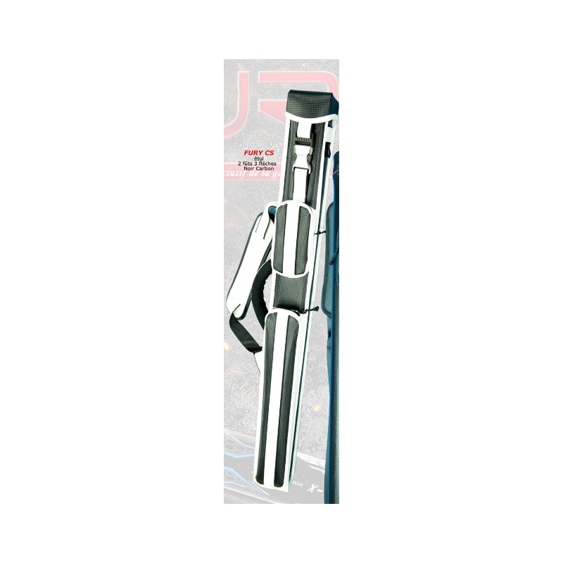 Etui 2 fût 3 Flèches noir/carbone