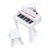 Piano à queue electronique blanc HAPE