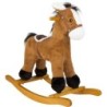 Cheval à bascule avec selle