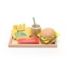 Set burger en bois