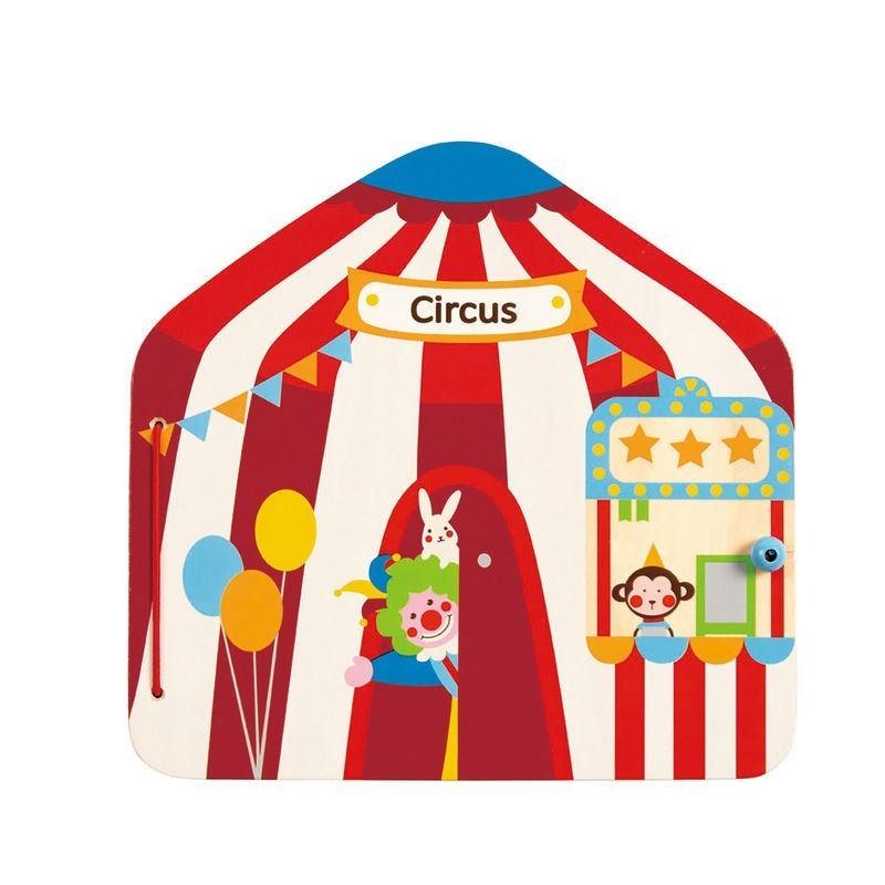 Livre aimanté, le cirque et son chapiteau - Hape
