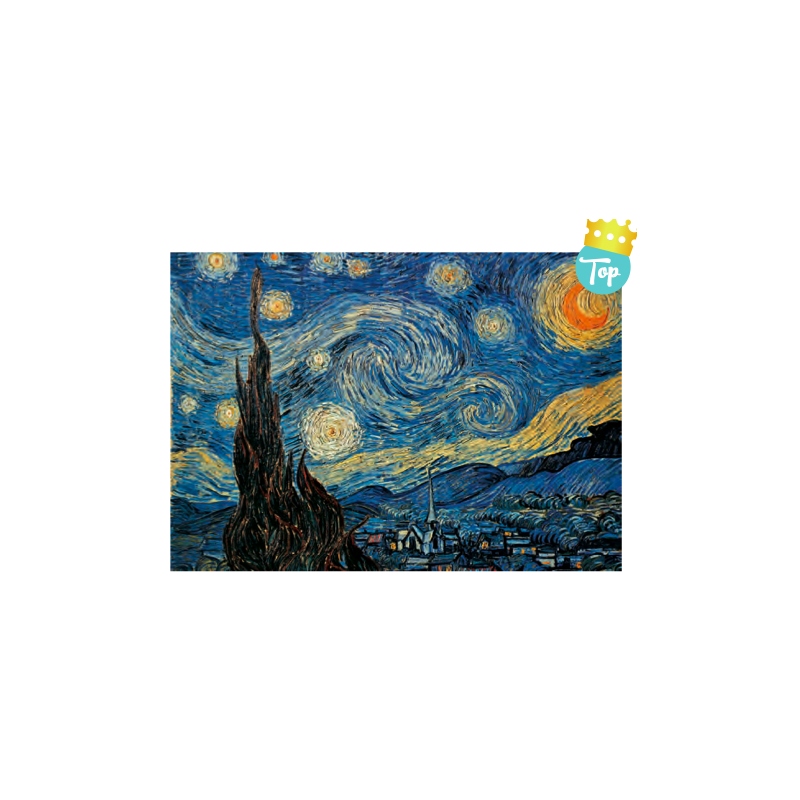 Puzzle Van Gogh - Nuit étoilées