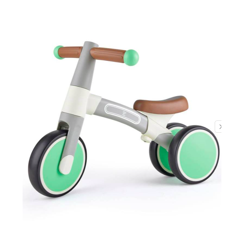 Premier tricycle vert pastel