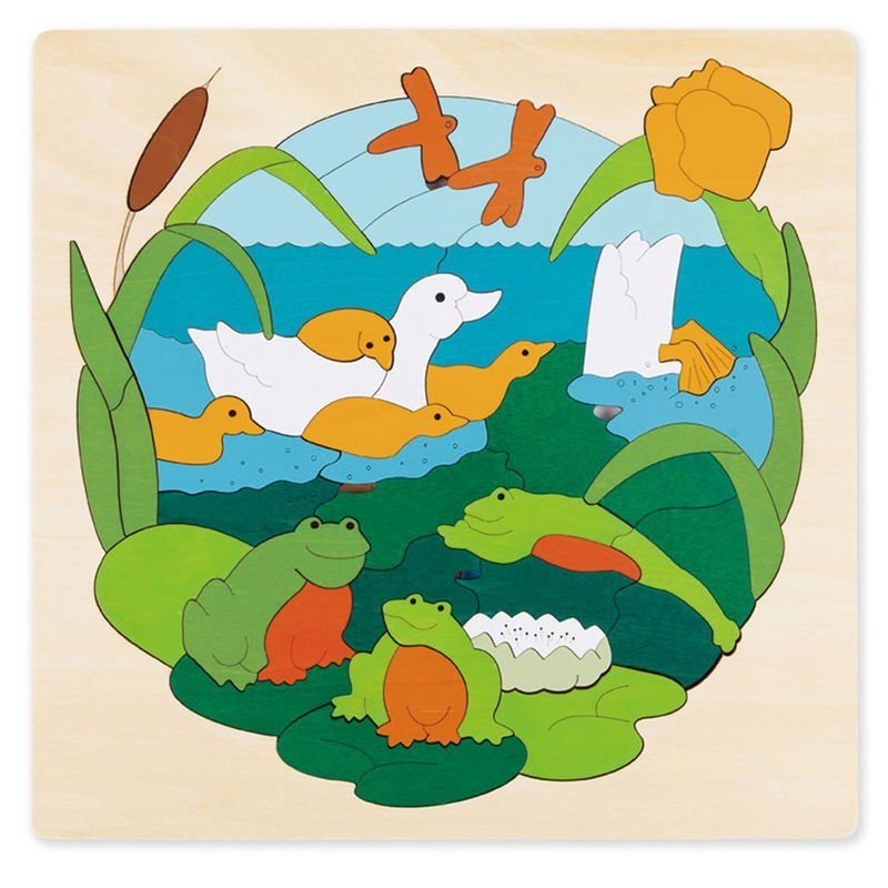 Puzzle la mare aux canards - Hape