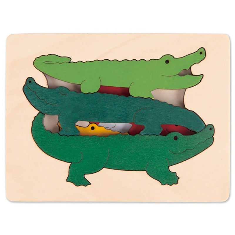 Puzzle crocodiles - Hape