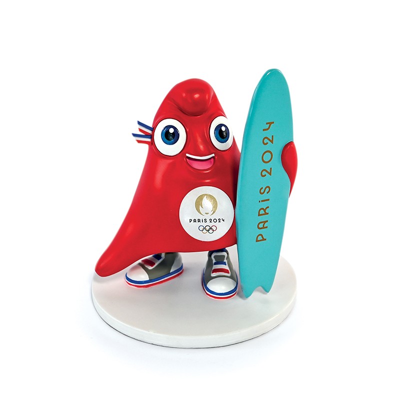 Figurine Mascotte JO Paris 2024 - Surf