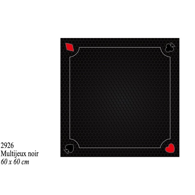 Tapis multijeux 60x60cm excellence noir