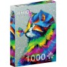 Puzzle 1000 Pcs - Bright Cat and Butterfly
