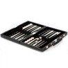Backgammon L'Elégant, simili cuir 38cm