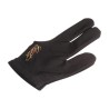 Gant de billard Cuetec Noir - 3 doigts pour droitier