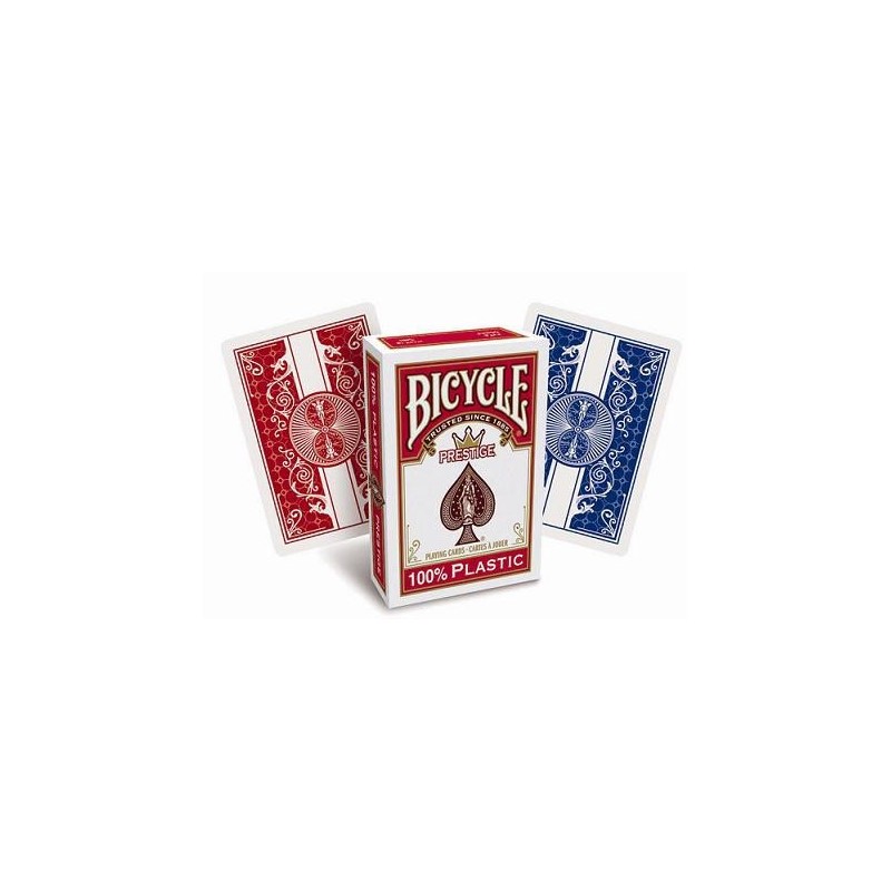 Jeux de cartes Bicycle plastique 100%