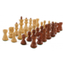 Pièces échecs Russian "Zagreb" buis/acacia n°3
