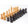 Pièces échecs staunton buis/ébonisé n°5