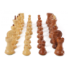 Pièces échecs Russian "Zagreb" buis/acacia n°5