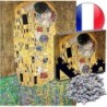 Puzzle 1000 pièces adultes "Klimt - Le baiser"