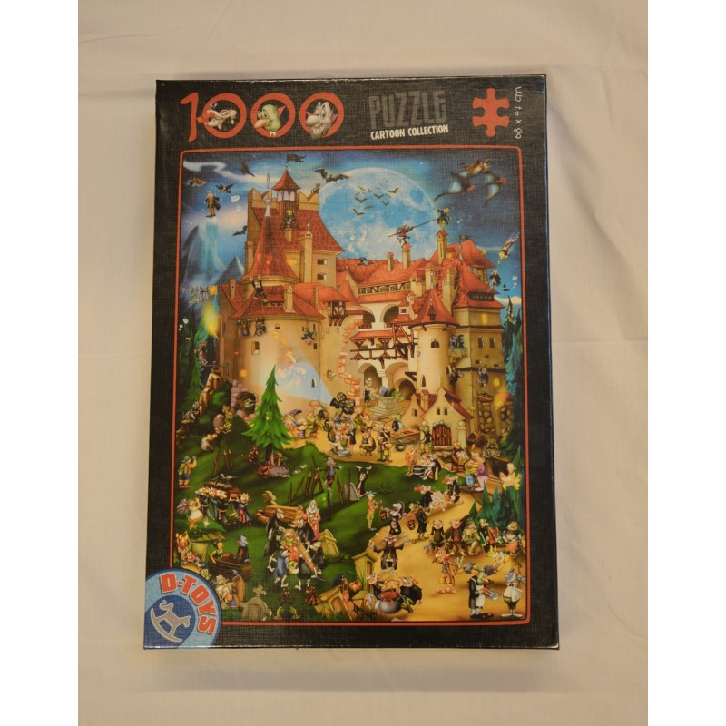 Puzzle Château Cartoon D-Toys 1000 pièces