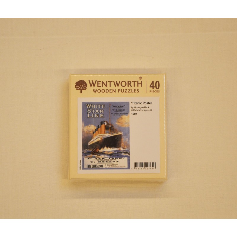 Mini puzzle en bois WENTWORTH Titanic 40 pièces