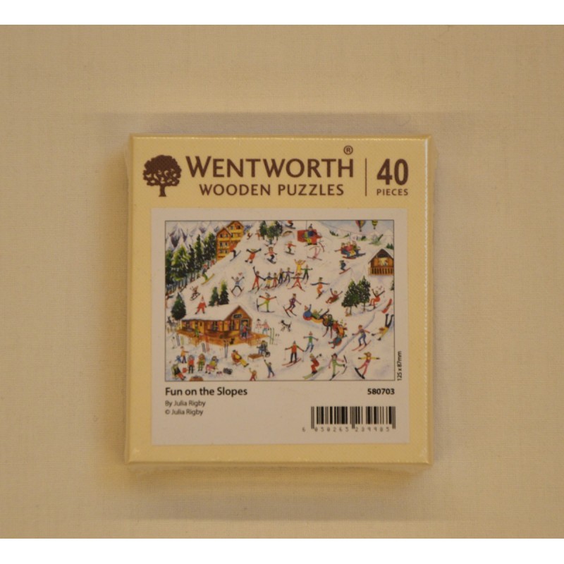 Mini puzzle en bois WENTWORTH Station de ski 40...