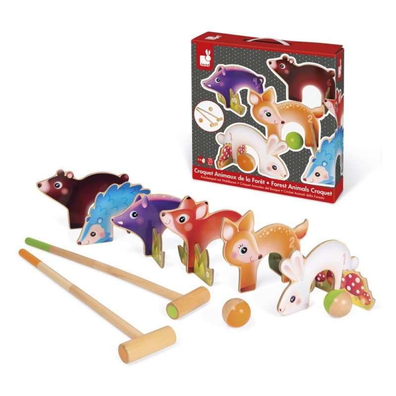 Jeu De Croquet Animaux de la Forêt JANOD